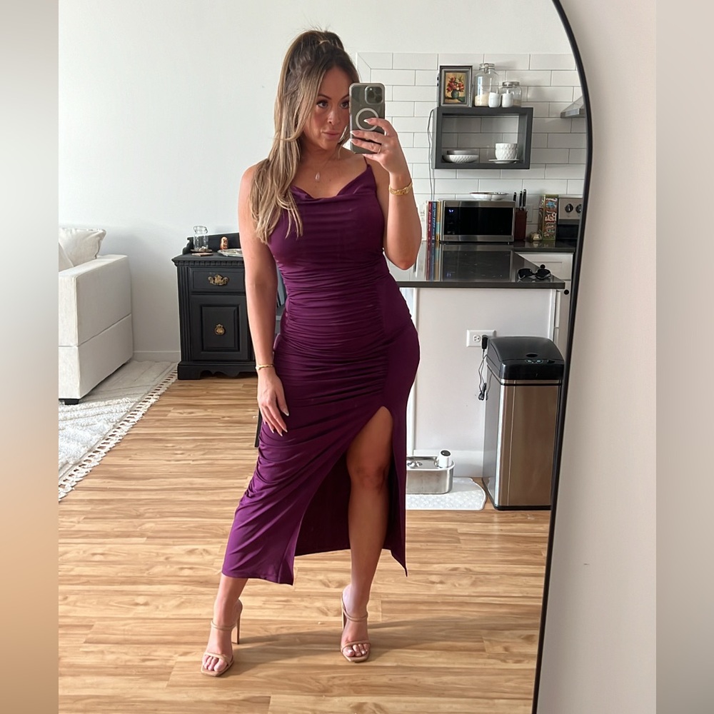 lane201 “ own the night “ eggplant dress large